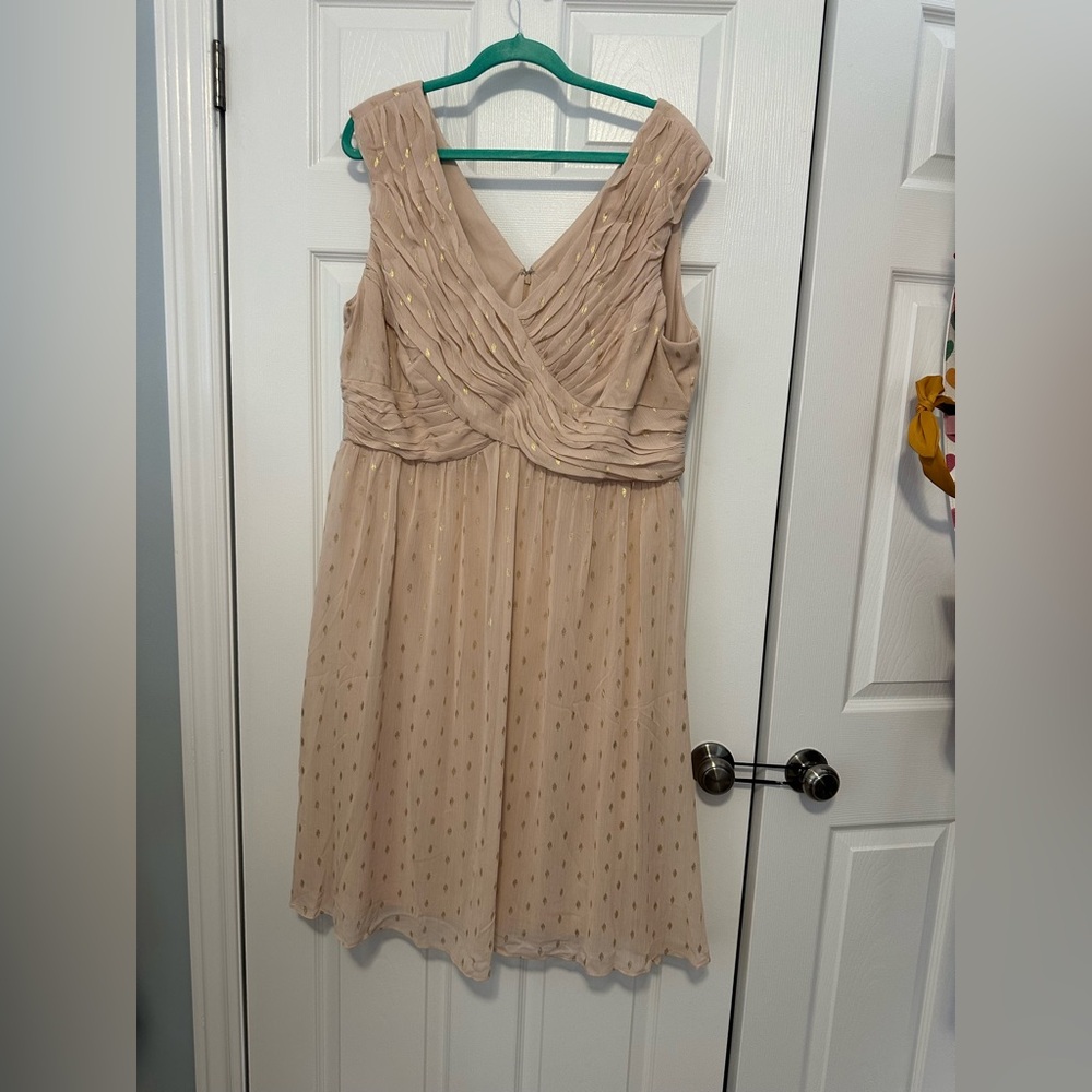 Addition Elle Beige Midi Dress